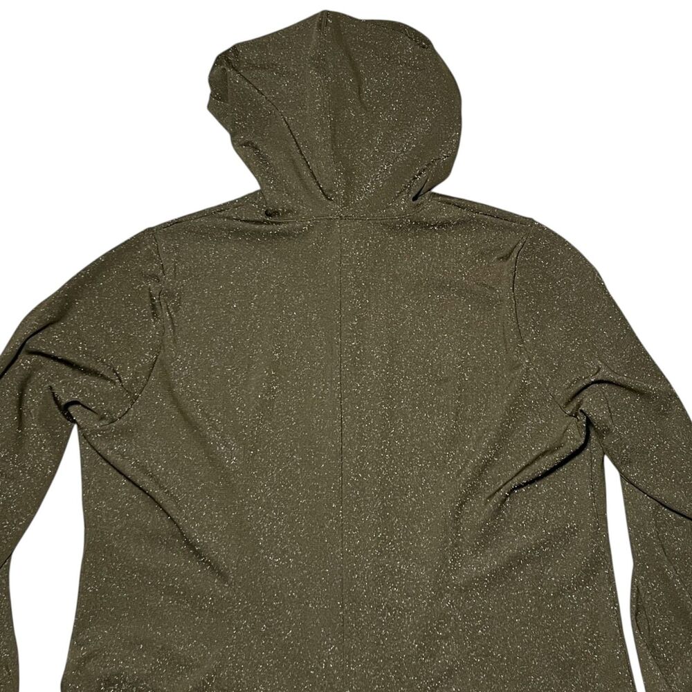 Savage X Fenty Sleep & Shine Hooded One Piece Lurex Jumpsuit 2X Olive Green - Picture 6 of 11